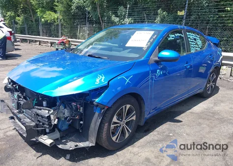 2021 Nissan Sentra Sv Xtronic Cvt из США, поврежденный, VIN 3N1AB8CV9MY313308